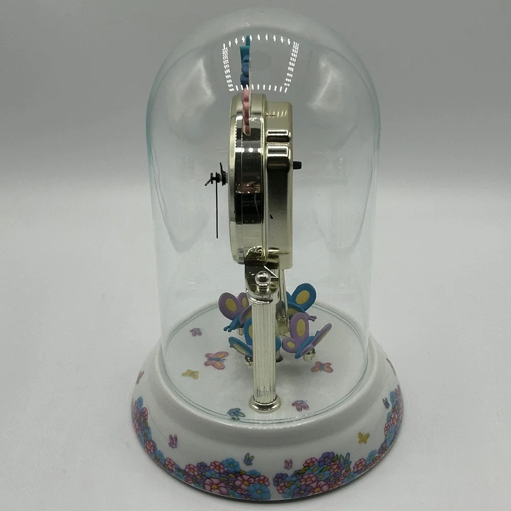 Disney Winnie the Pooh Anniversary Clock Butterflies‎ Flowers Battery Y2K 2001